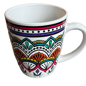 Hand Painted Mug - Ceramic -Signed
